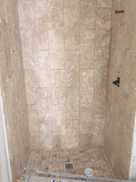 Master Shower Tiled